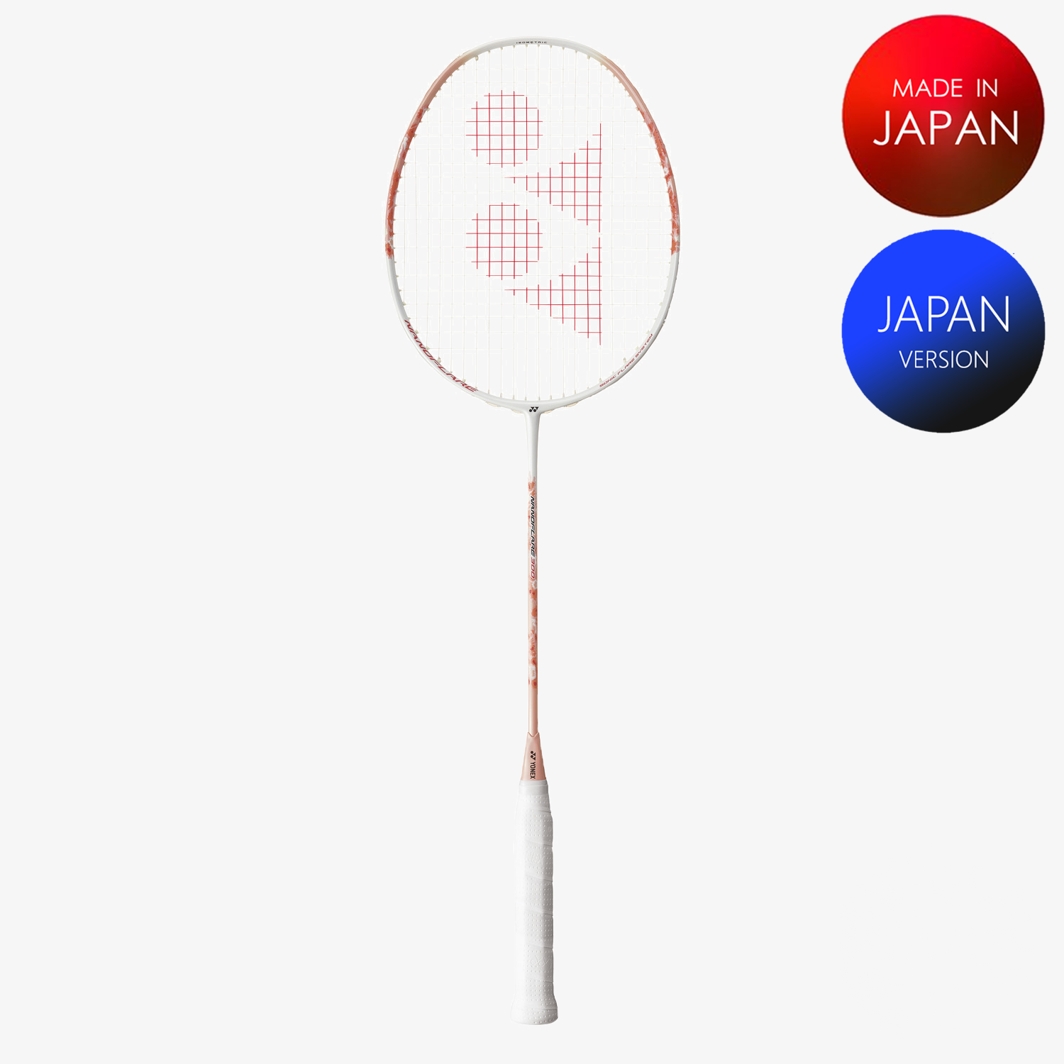 Yonex Nanoflare 300 (White/Salmon Pink) – JoyBadminton Yonex Nanoflare 300 (White/Salmon Pink) – JoyBadminton