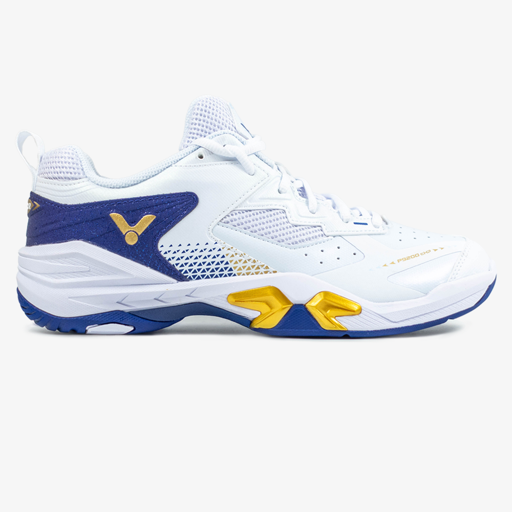 pon2pan2☆あお Victor P9200cHP-AB Court Shoe (Bright White/Medieval Blue