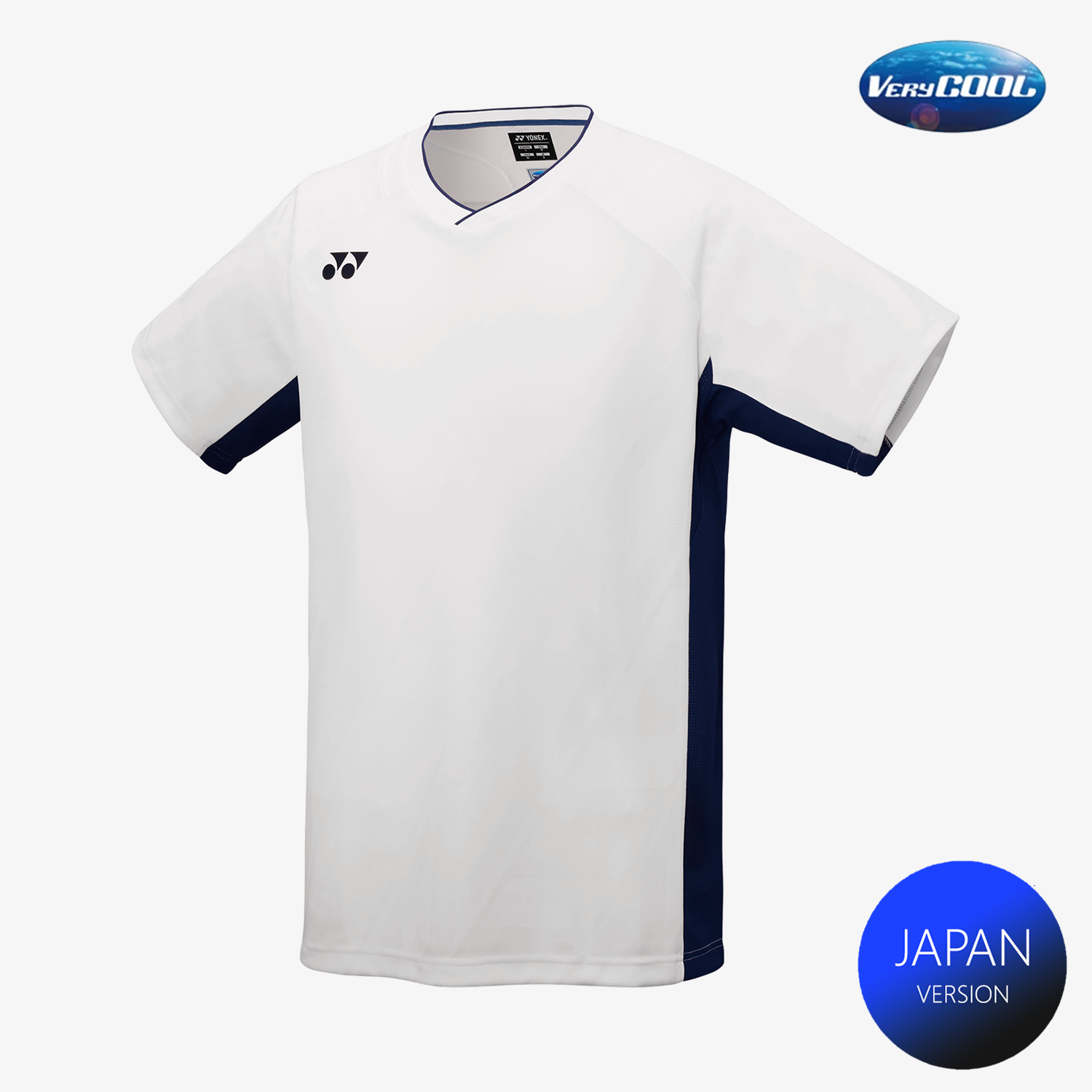 Yonex Men's Crew Neck Shirt 10632 (White) – JoyBadminton Yonex Men's Crew Neck Shirt 10632 (White) – JoyBadminton