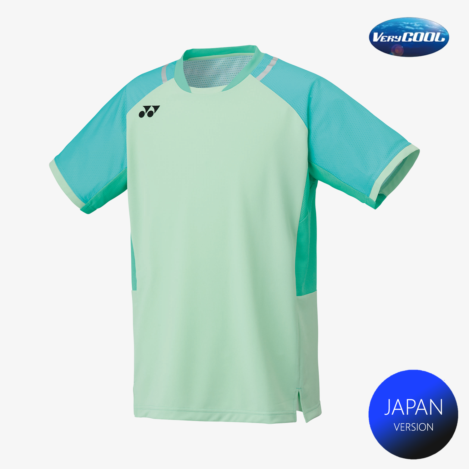 Yonex Men's Crew Neck Shirt 10633 (Peppermint) – JoyBadminton Yonex Men's Crew Neck Shirt 10633 (Peppermint) – JoyBadminton