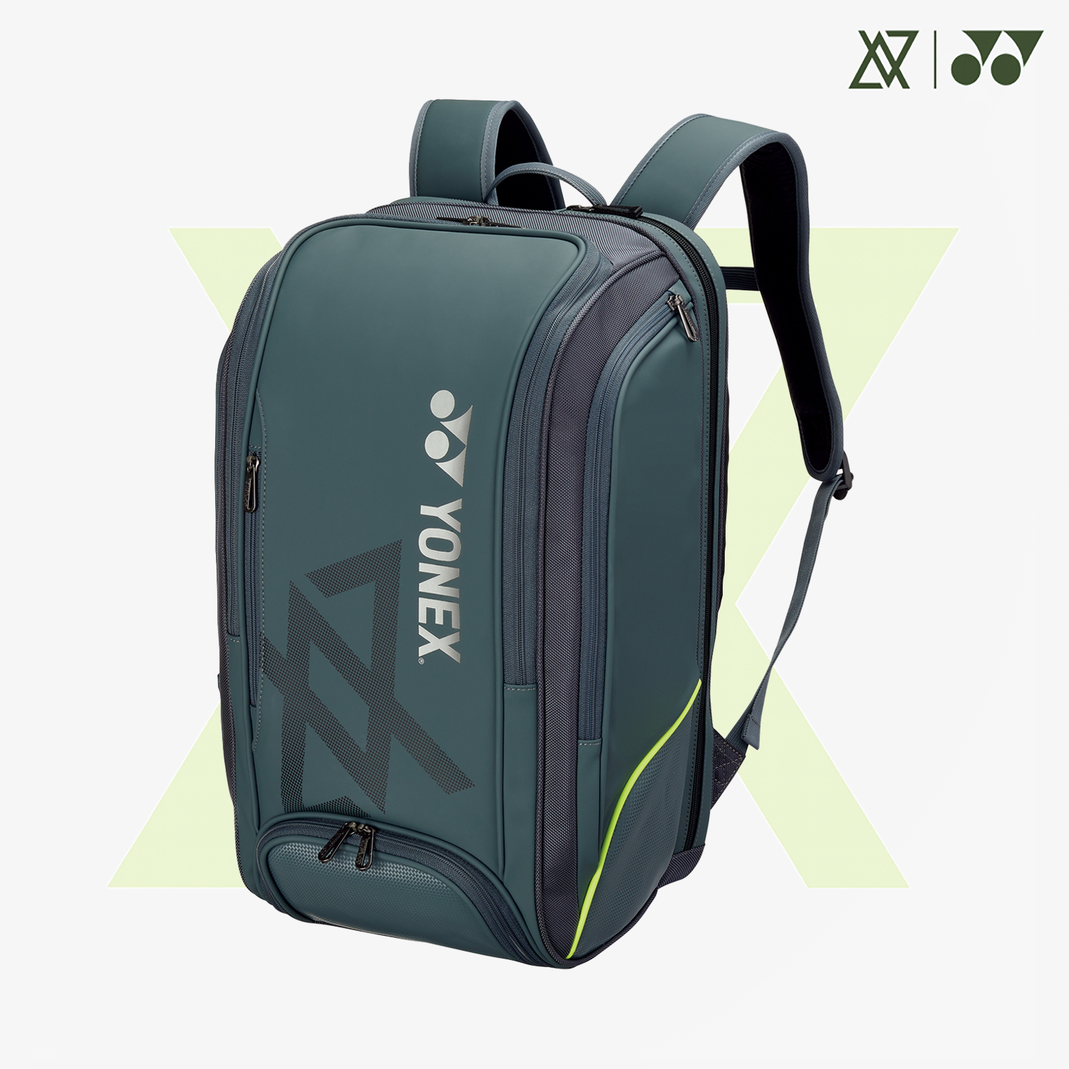 Yonex x Viktor Axelsen BAG02512VSGR Expert Backpack (Steel Gray Yonex x Viktor Axelsen BAG02512VSGR Expert Backpack (Steel Gray