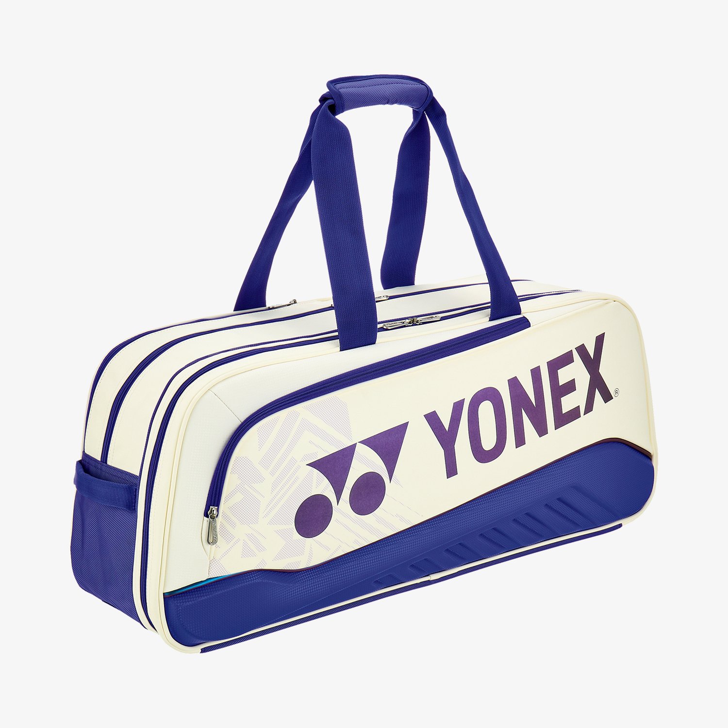 Yonex BAG02531WWDB Expert Tournament Bag (White/Deep Blue Yonex BAG02531WWDB Expert Tournament Bag (White/Deep Blue