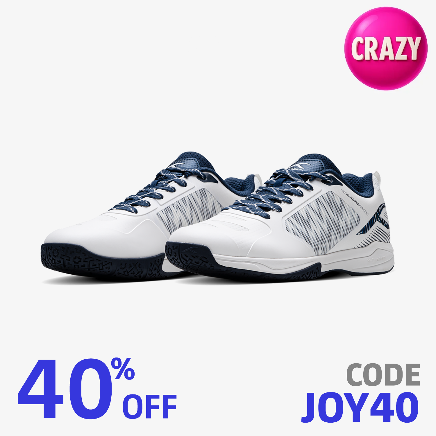 バーンスター　大　ホワイト Hundred Beast Armor PBX (White) – JoyBadminton