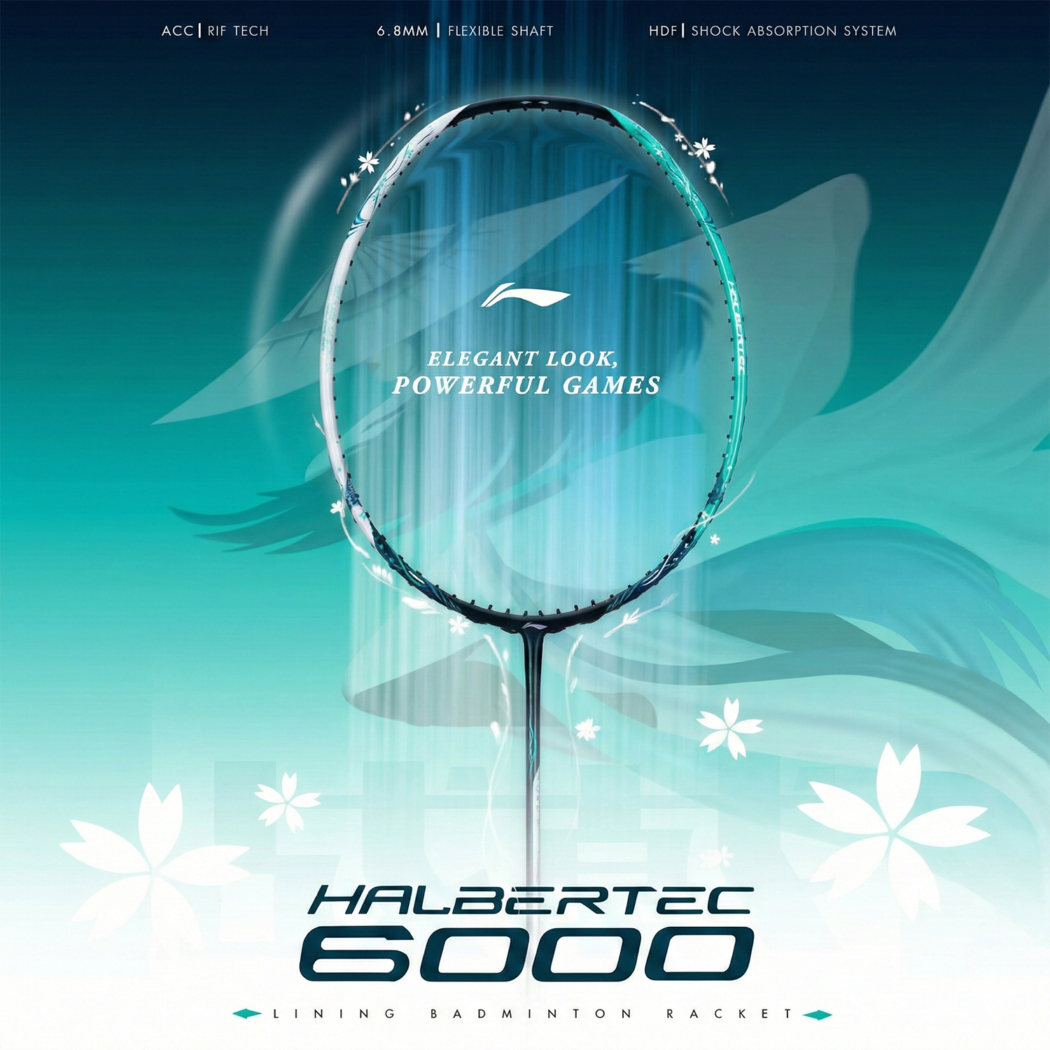 Li-Ning Halbertec 6000 (White/Green) - PREORDER – JoyBadminton