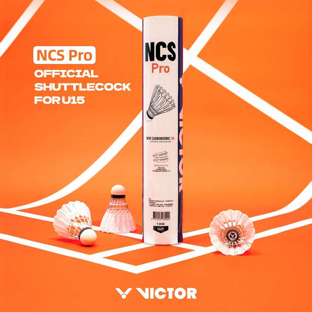 Victor New CarbonSonic Pro Shuttlecock NCS PRO (12 pc) – JoyBadminton