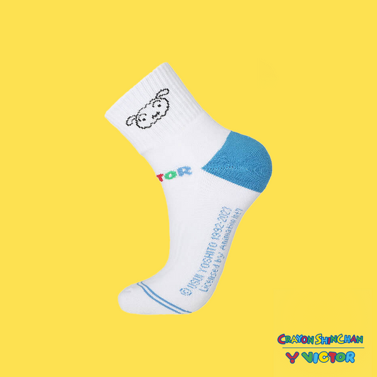 Victor x Crayon Shin Chan Women's Sports Socks SK-410CS-ME (Blue/Yellow)