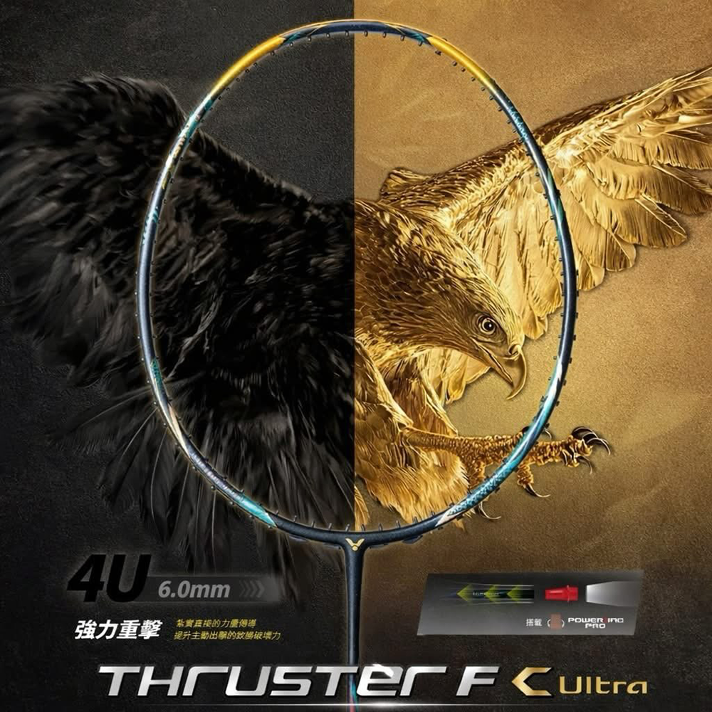 Victor Thruster F C Ultra CX (Black/Golden) 2026 – JoyBadminton