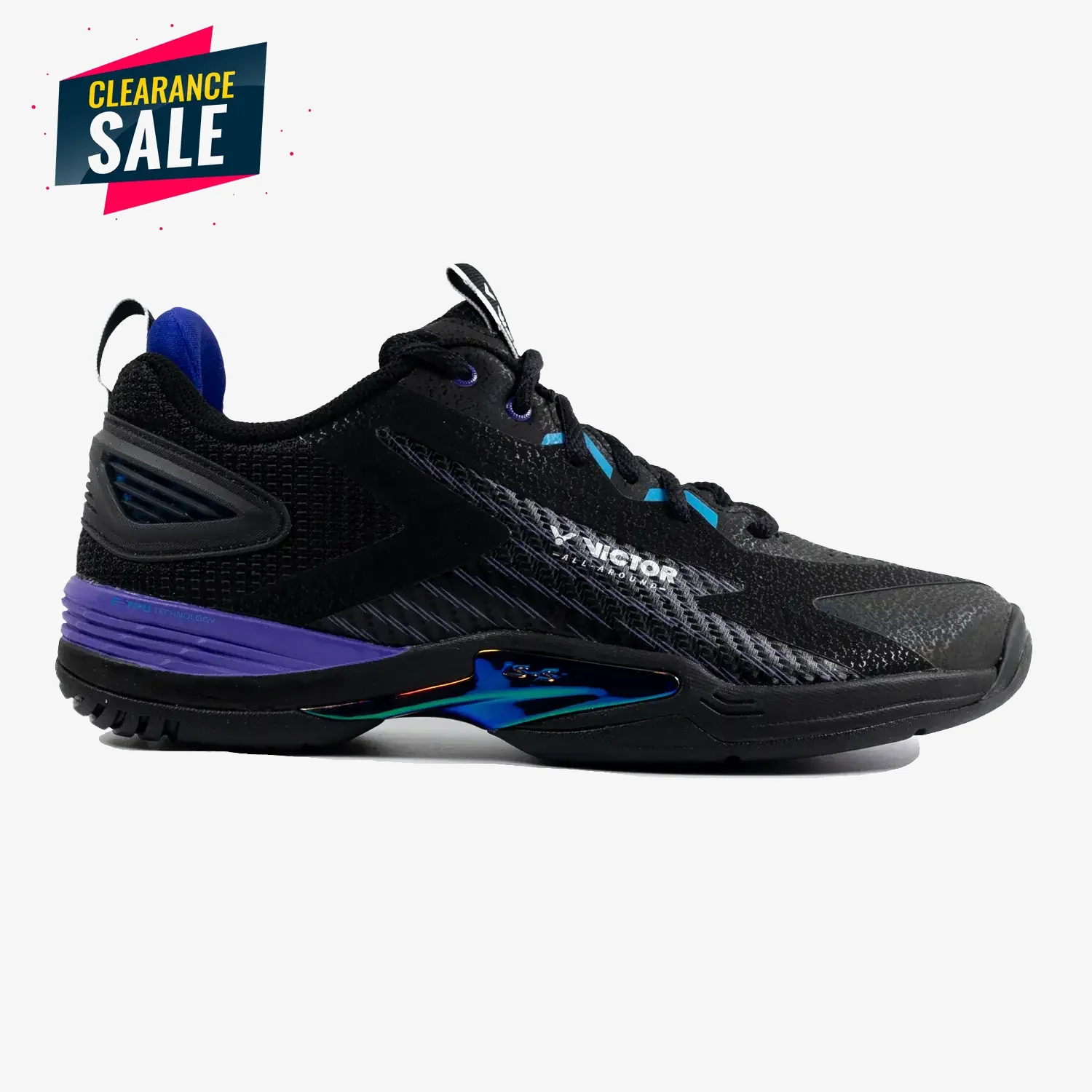 Victor x LZJ A970ACE C (Black/Purple) - JoyBadminton Victor x LZJ A970ACE C (Black/Purple) - JoyBadminton