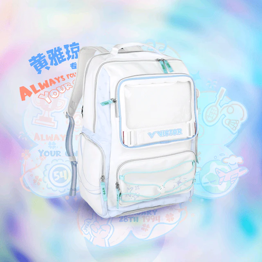 Victor x HYQ Collection Backpack BR5058HYQ-AM (White/Quiet Tide)