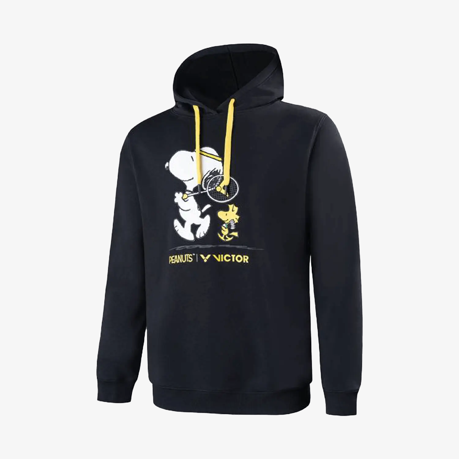 Victor x Peanuts Sweater T-SNE-C (Black) - JoyBadminton Victor x Peanuts Sweater T-SNE-C (Black) - JoyBadminton