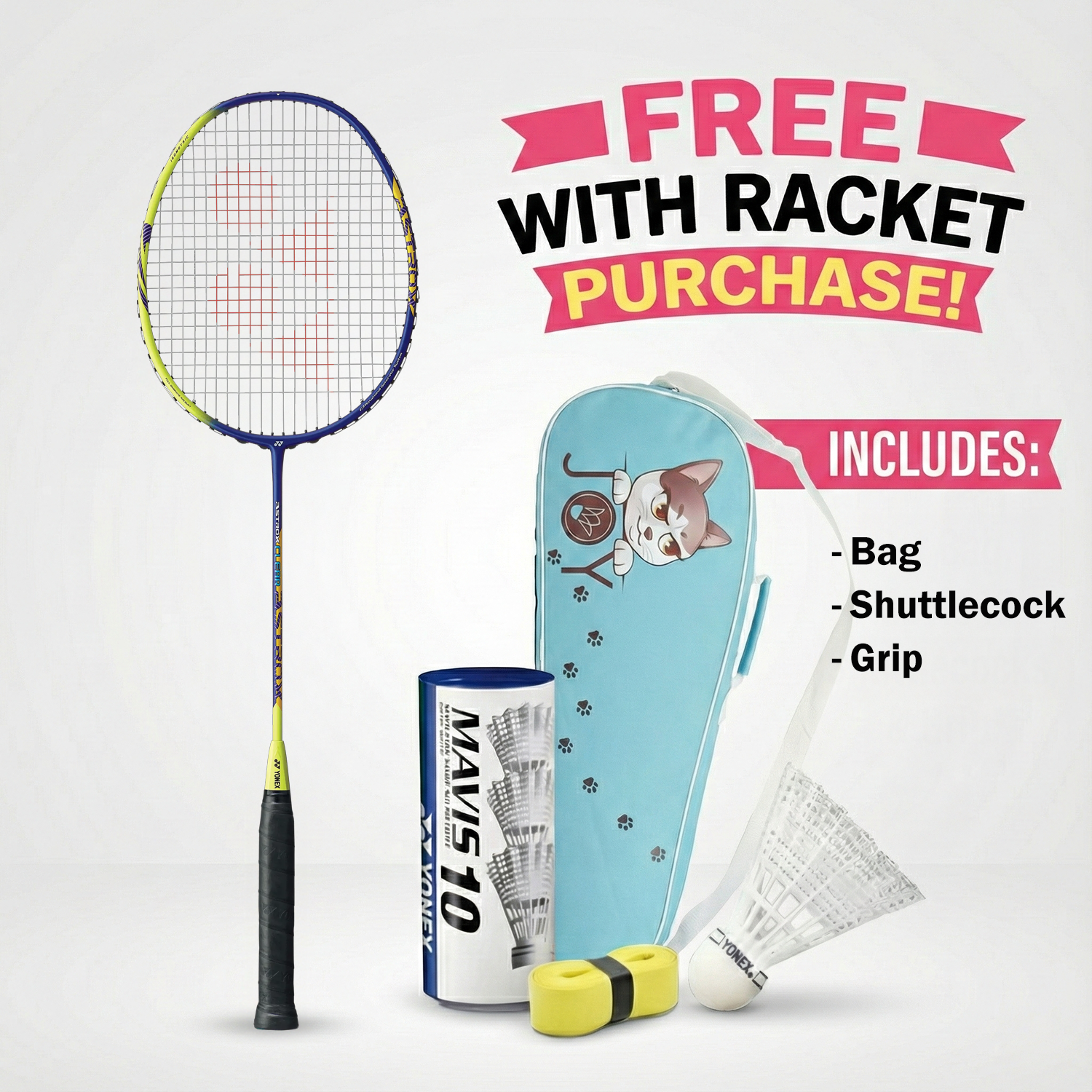 Yonex Astrox Clear (Yellow) - JoyBadminton