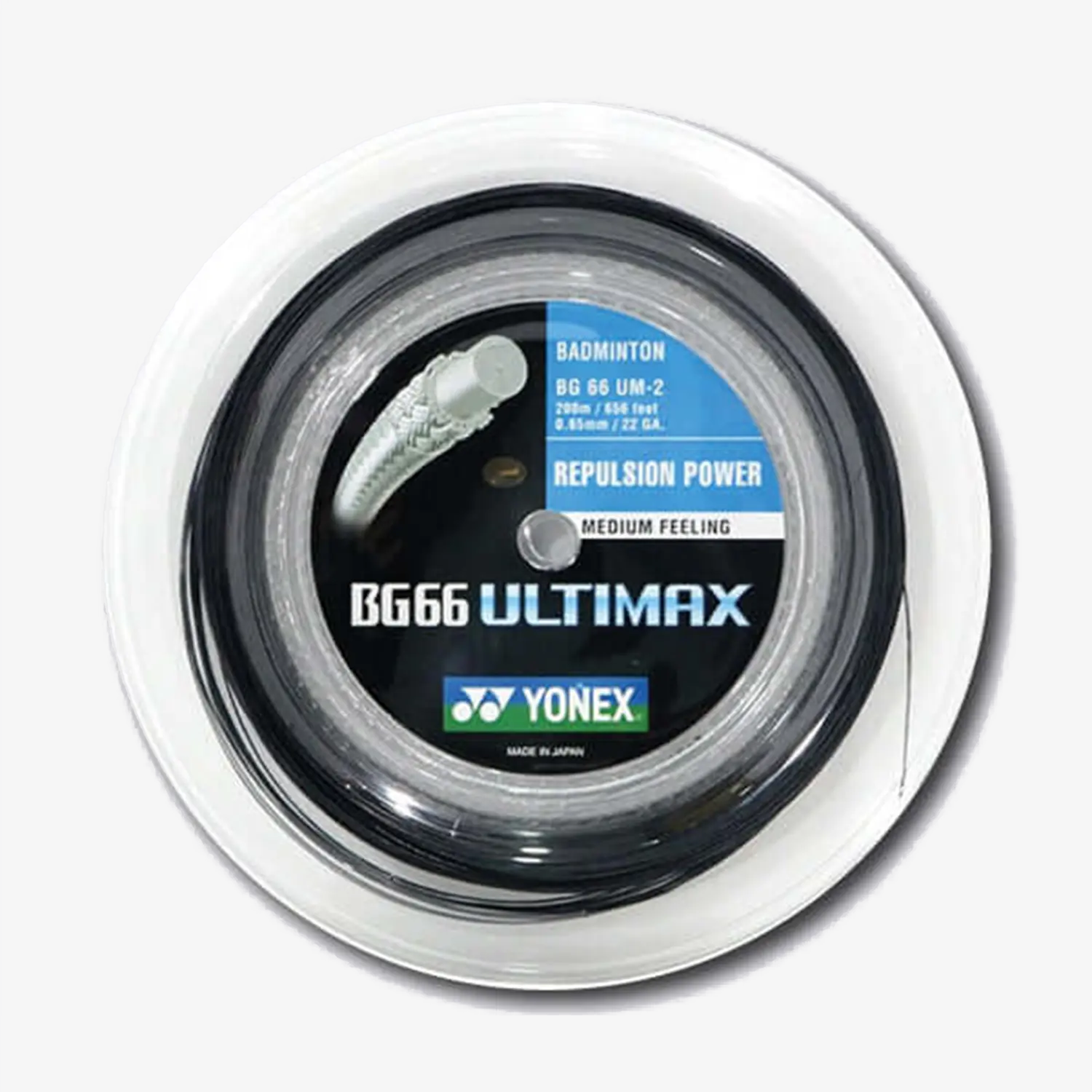 Yonex BG 66 Ultimax 200m Badminton String (Black) - JoyBadminton Yonex BG 66 Ultimax 200m Badminton String (Black) - JoyBadminton