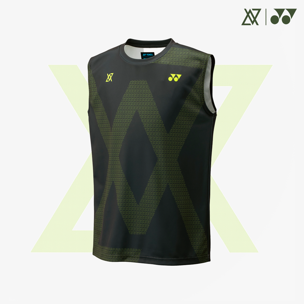 Yonex x Viktor Axelsen Junior Sleeveless Top 10691JSGR (Steel Gray