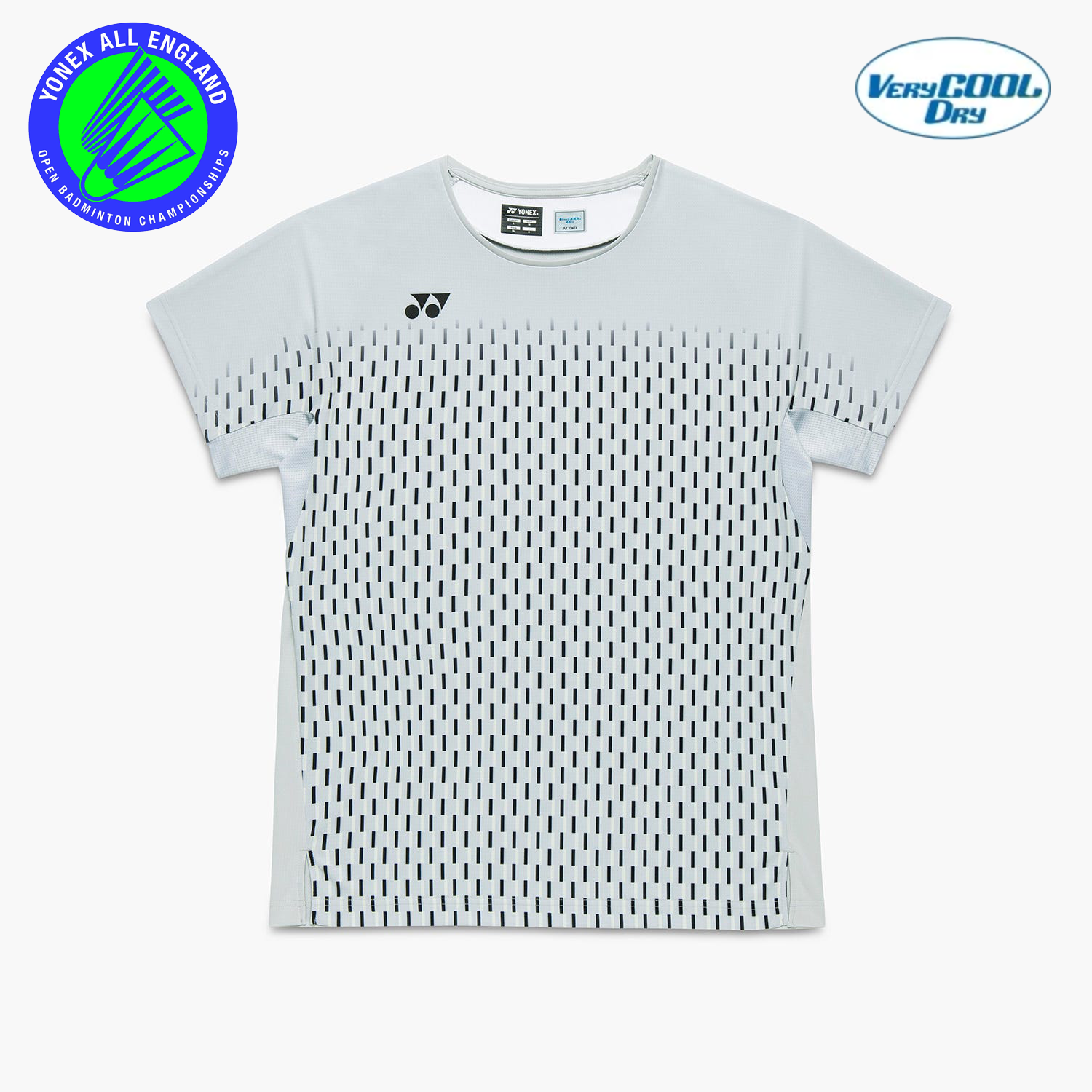 Yonex All England Men's Crew Neck T-Shirt 10713SGR (Silver Gray