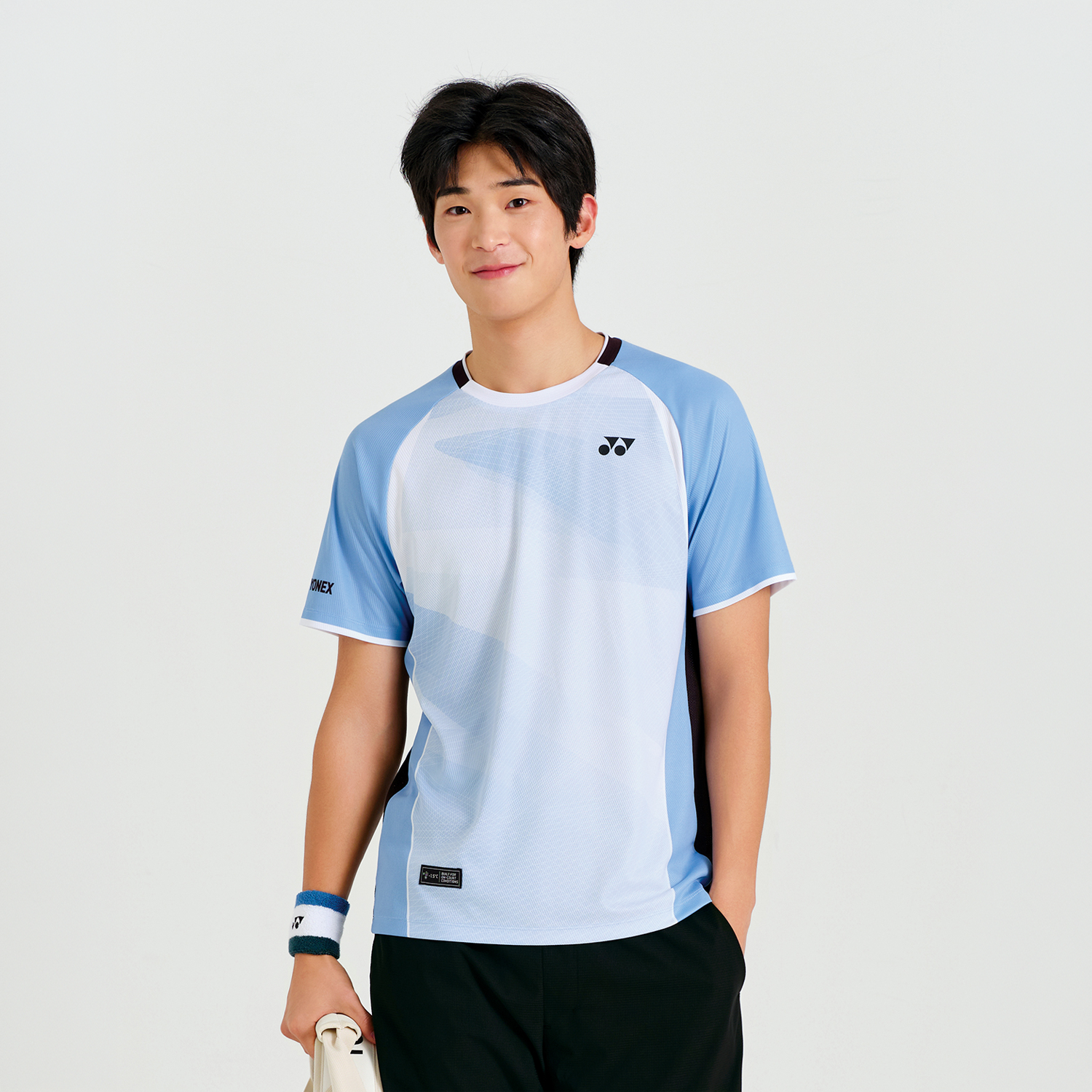 YONEX テニス Tシャツ Mサイズ 新品 Yonex Men's T-Shirt 261TS023M (Sky Blue) – JoyBadminton