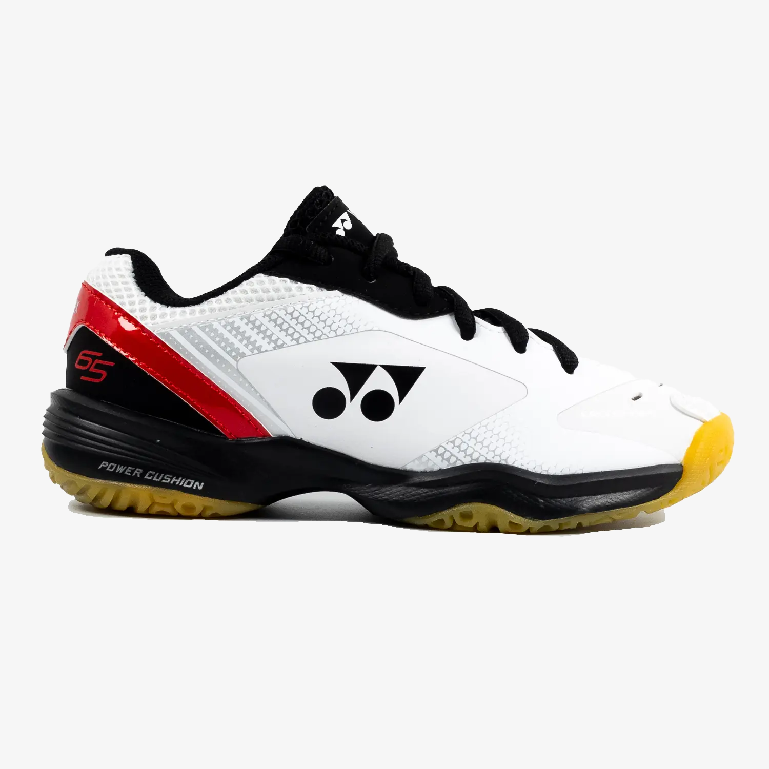 Yonex Power Cushion 65 Junior (White/Red) - JoyBadminton Yonex Power Cushion 65 Junior (White/Red) - JoyBadminton