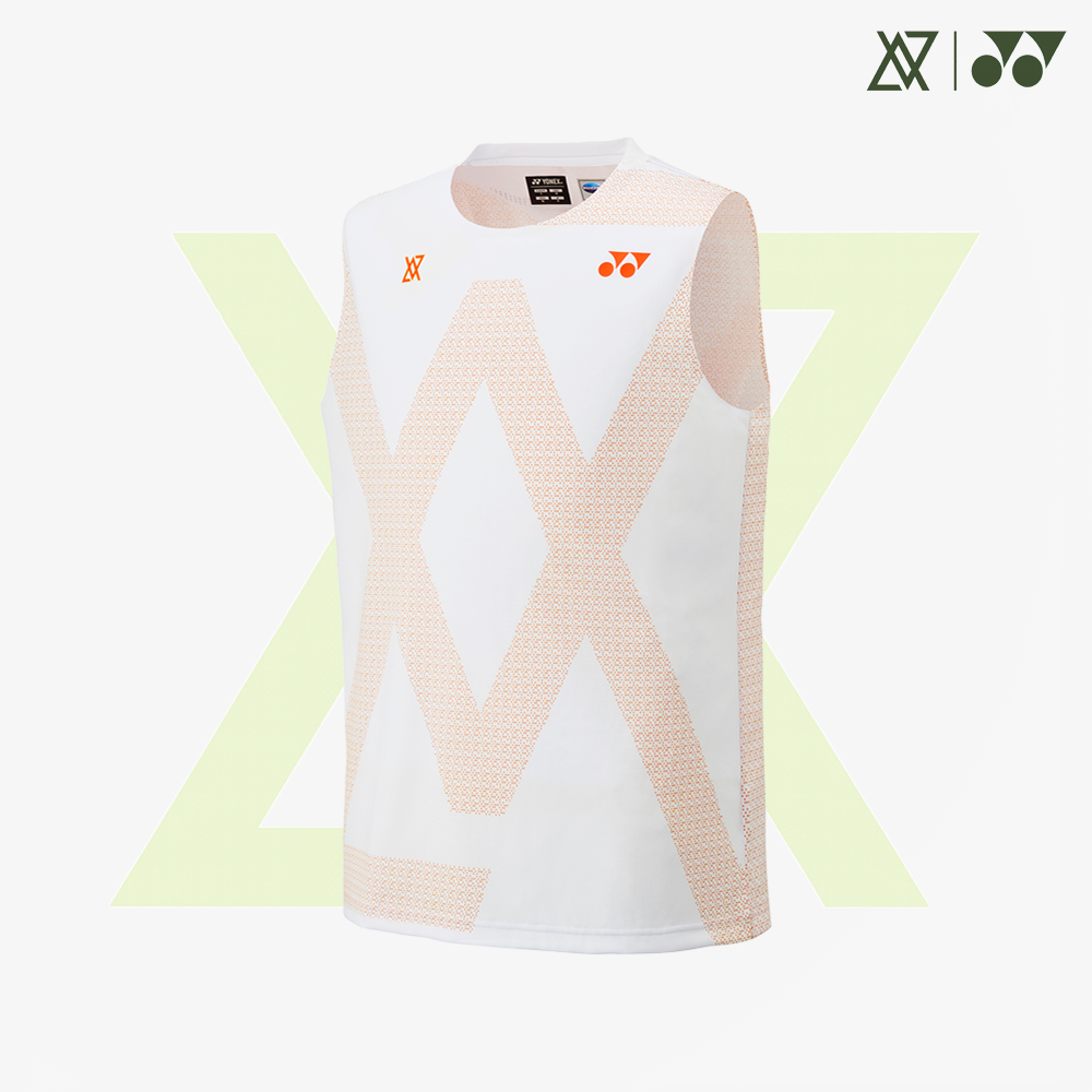 Yonex x Viktor Axelsen Unisex Sleeveless Top 10687FO (Flash Orange Yonex x Viktor Axelsen Unisex Sleeveless Top 10687FO (Flash Orange