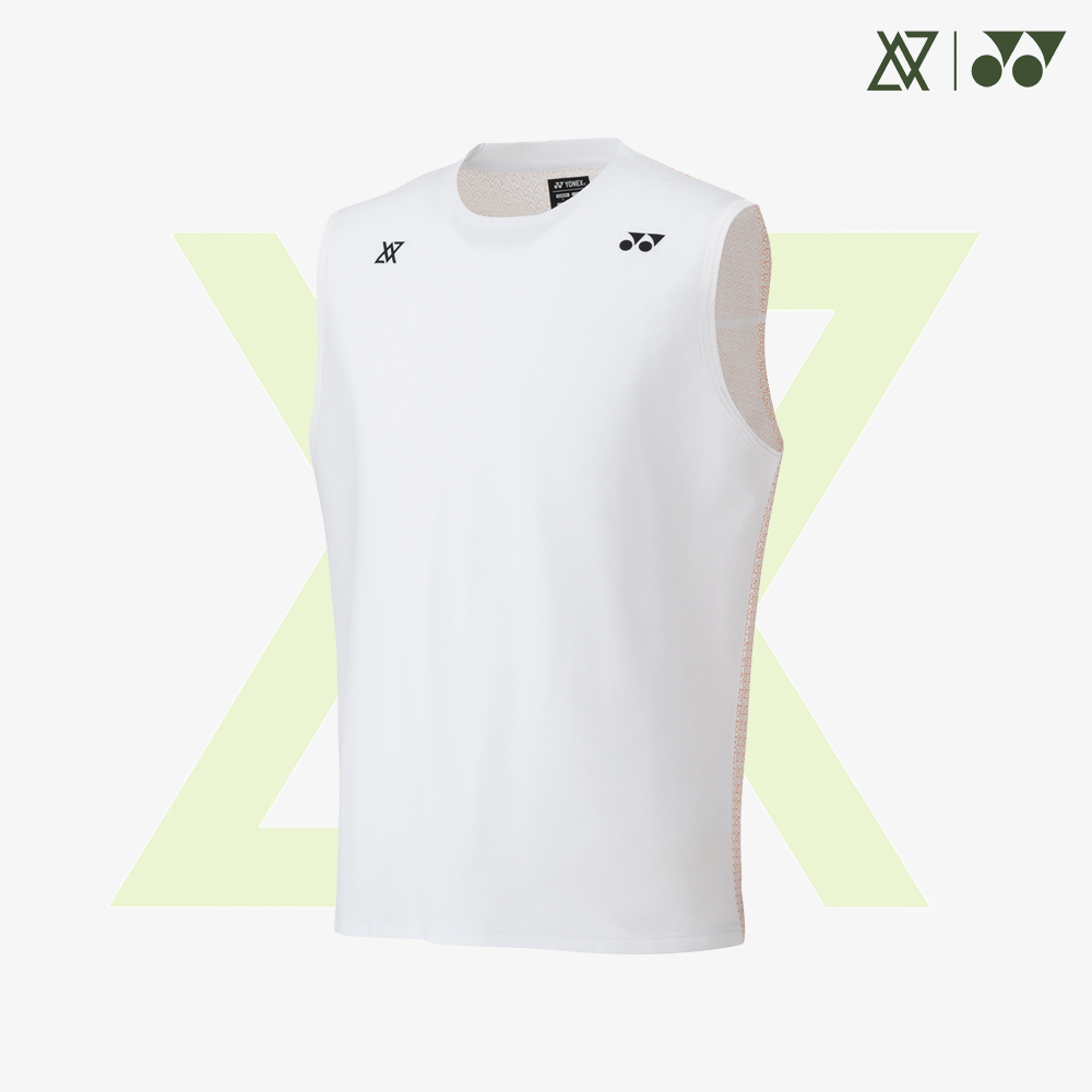 Yonex x Viktor Axelsen Unisex Sleeveless Top 16823W (White
