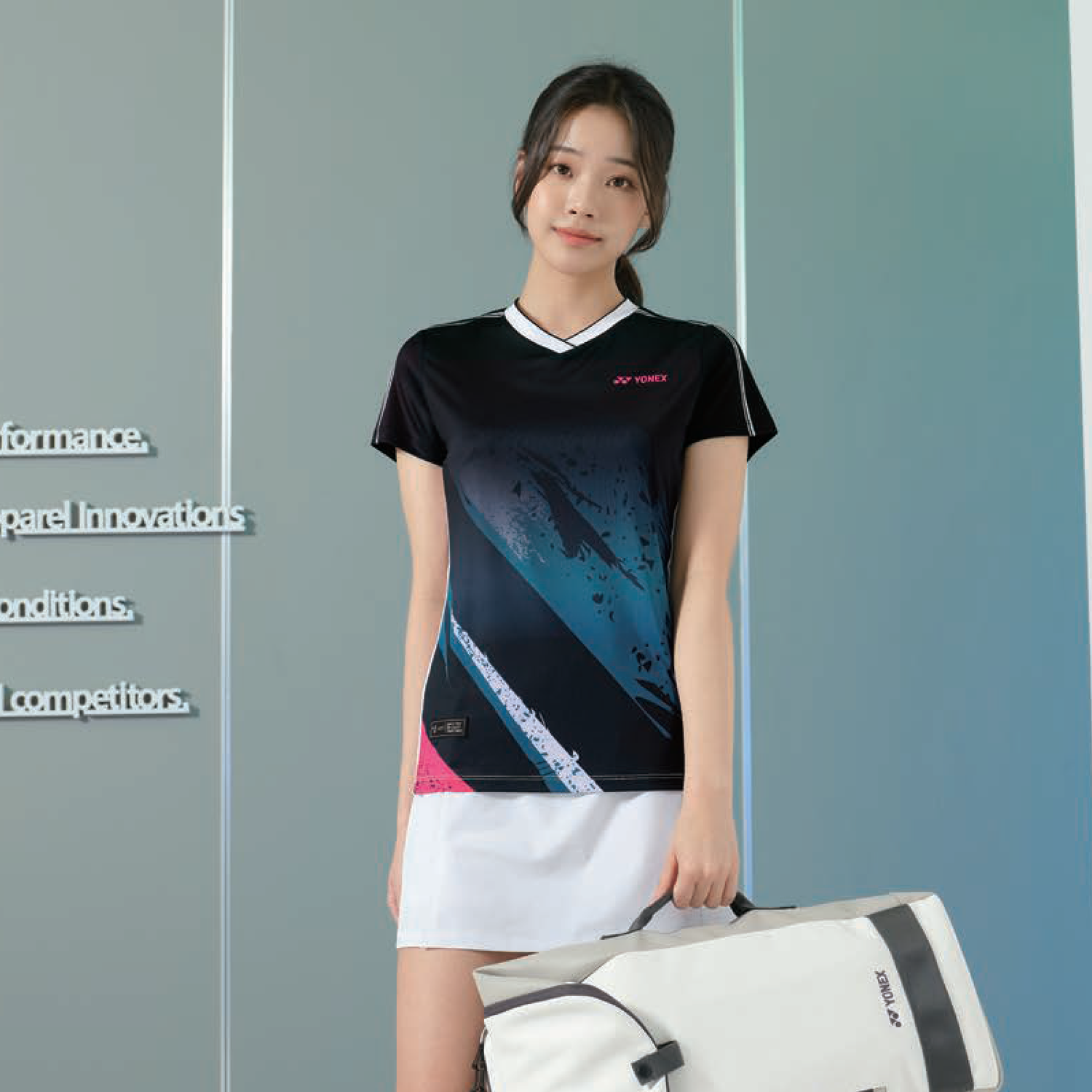 Yonex Women's T-Shirt 243TS012F (Black) – JoyBadminton