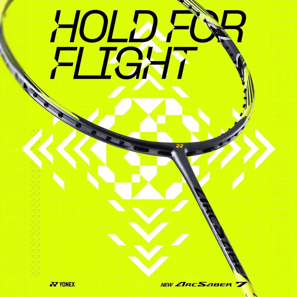 Yonex ArcSaber 7 Play (Gray/Yellow) - PreStrung - JoyBadminton Yonex ArcSaber 7 Play (Gray/Yellow) - PreStrung - JoyBadminton