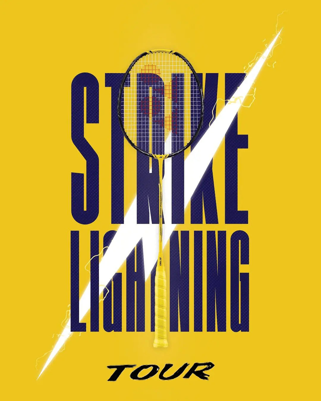 Yonex Nanoflare 1000 Tour (Lightning Yellow) Pre-Strung - JoyBadminton