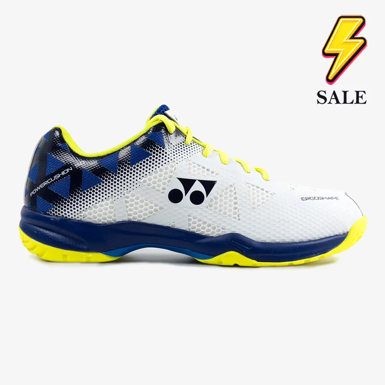 Yonex Power Cushion 50 (White / Blue) - JoyBadminton