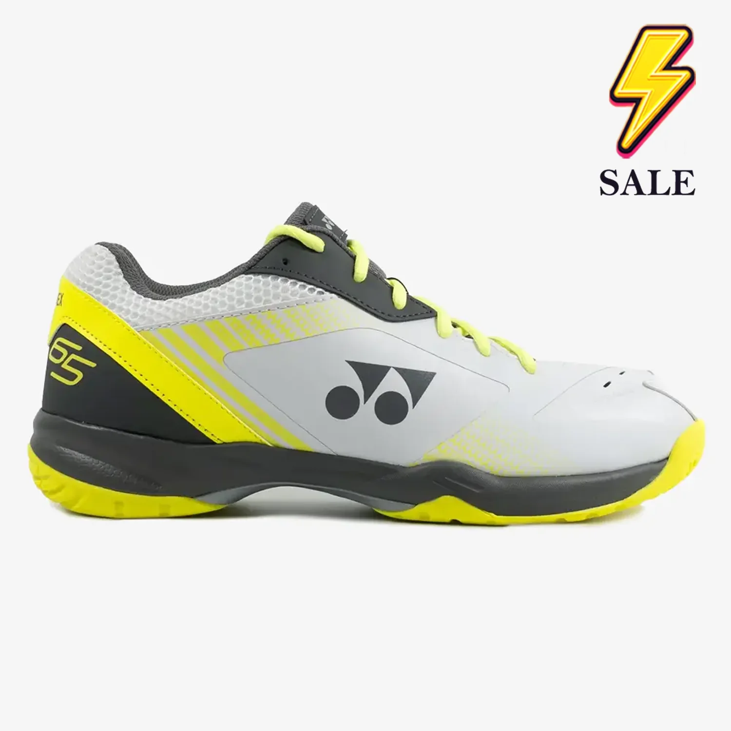 Yonex Power Cushion 65 X3 (White / Lime) - JoyBadminton