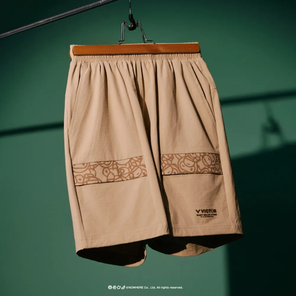 VICTOR x BABY MILO STORE® ハーフパンツ　L Victor x Baby Milo Store Woven Shorts R-505BM-V (Milo Khaki