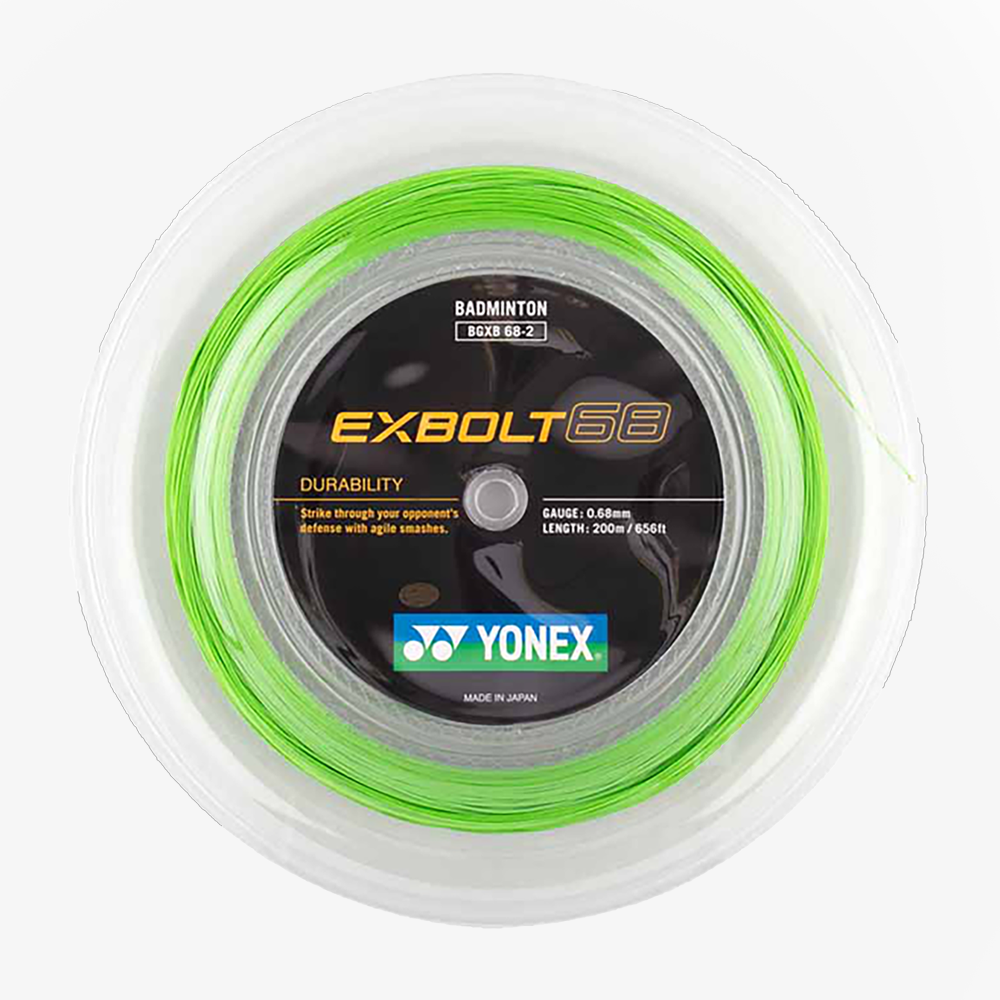 Yonex Exbolt 68 200m Badminton String (Lime Green) – JoyBadminton Yonex Exbolt 68 200m Badminton String (Lime Green) – JoyBadminton