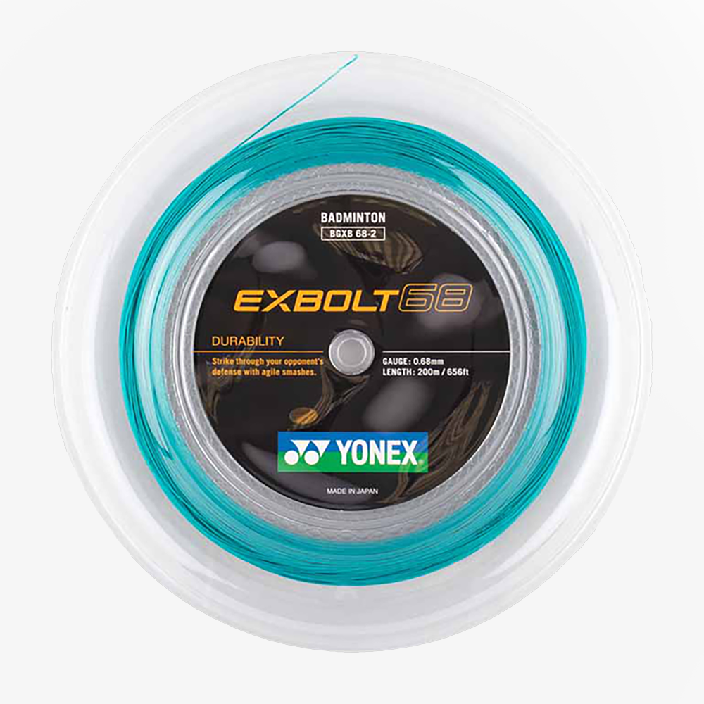 Yonex Exbolt 68 200m Badminton String (Turquoise) – JoyBadminton Yonex Exbolt 68 200m Badminton String (Turquoise) – JoyBadminton