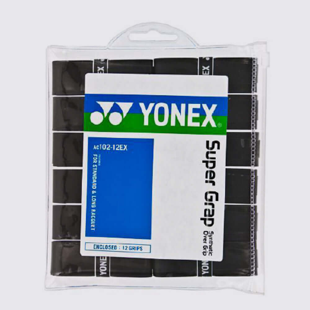 Yonex AC102-12EX Super Grap Roll Racket Overgrip (12 Wraps)