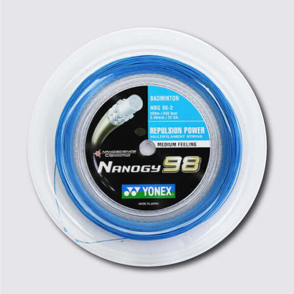 Yonex Nanogy 98 200m Badminton Racquet String (Blue)