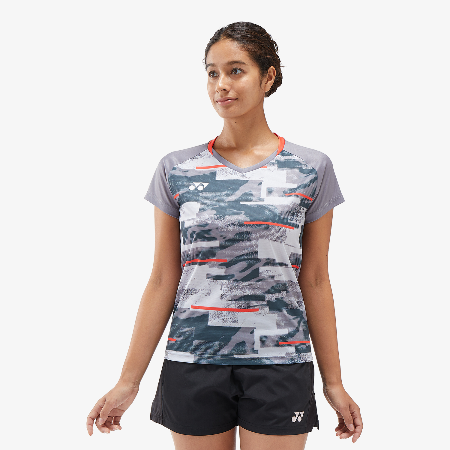 Yonex Women's Crew Neck Shirts YW0034 (Gray)