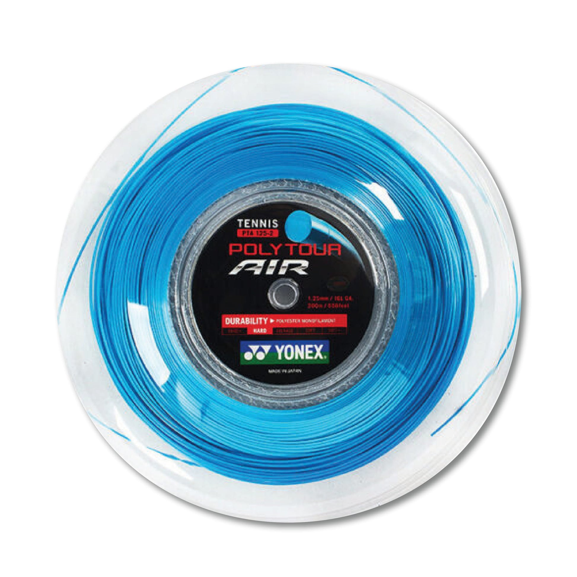 Yonex Polytour Air 125 / 16L 200m Tennis String Reel (Blue)