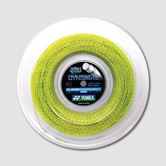 Yonex Dynawire 125 200m Tennis String - 16/1.25mm (Yellow)