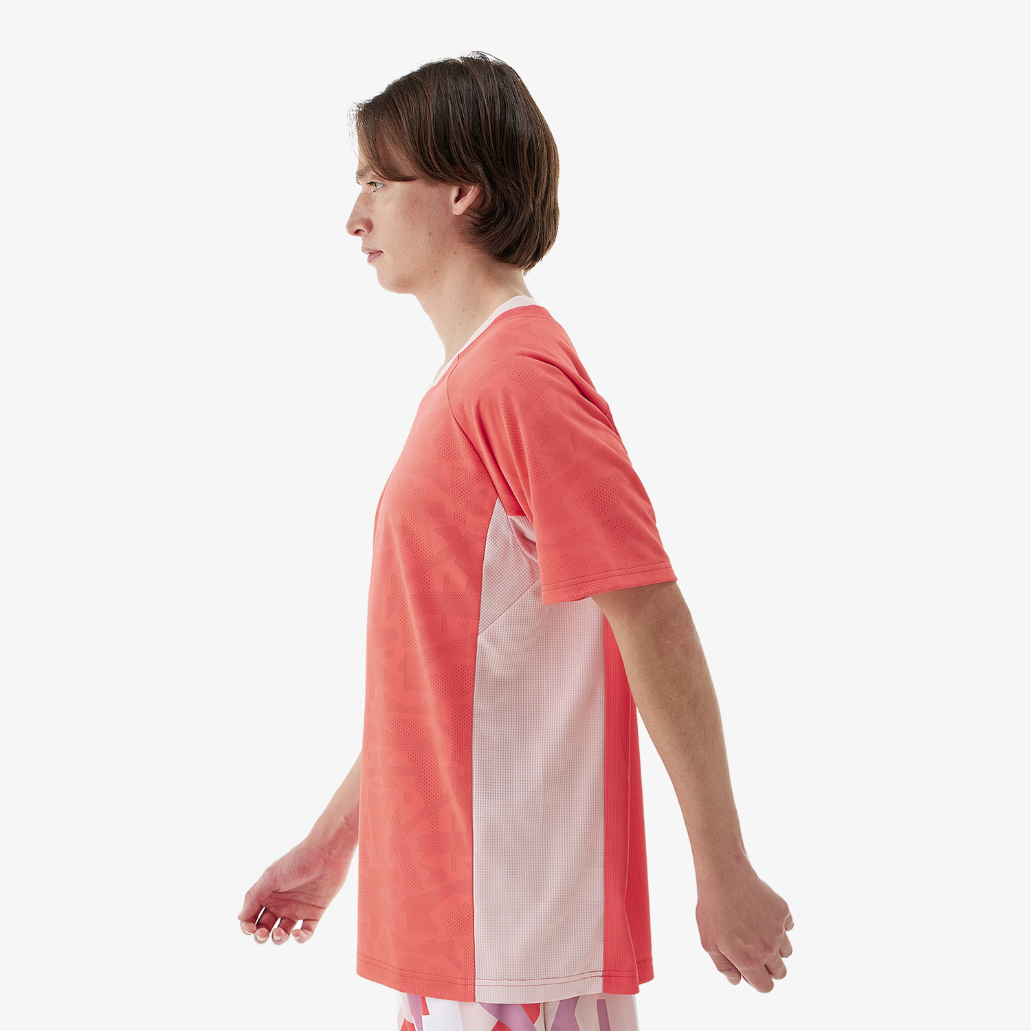 Yonex Men's Crew Neck Shirt 10634 (Coral Red)