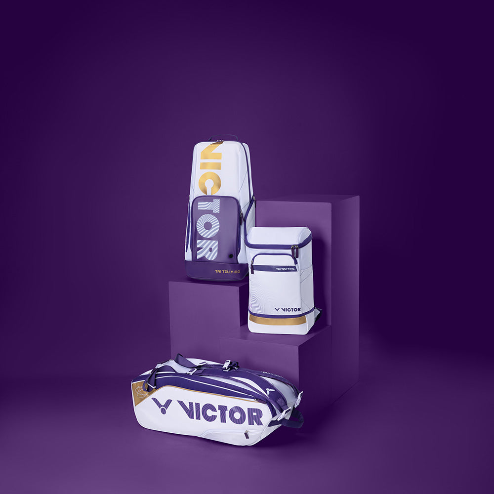 Victor Tai Tzu Ying Collection Badminton Tennis Racket Long Bag BR9213TTY-AJ (White) 