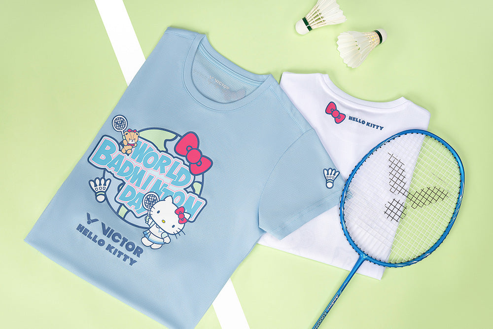 Victor x Hello Kitty World Badminton Day T-Shirt T-KT301A (White)