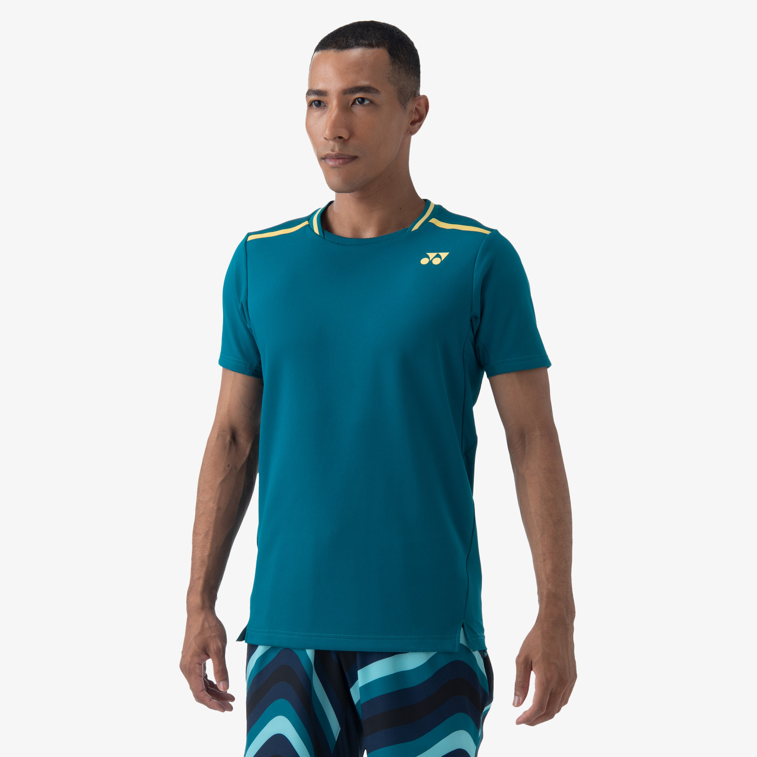 Yonex Unisex Crew Neck Shirts 10559 (Blue Green) 