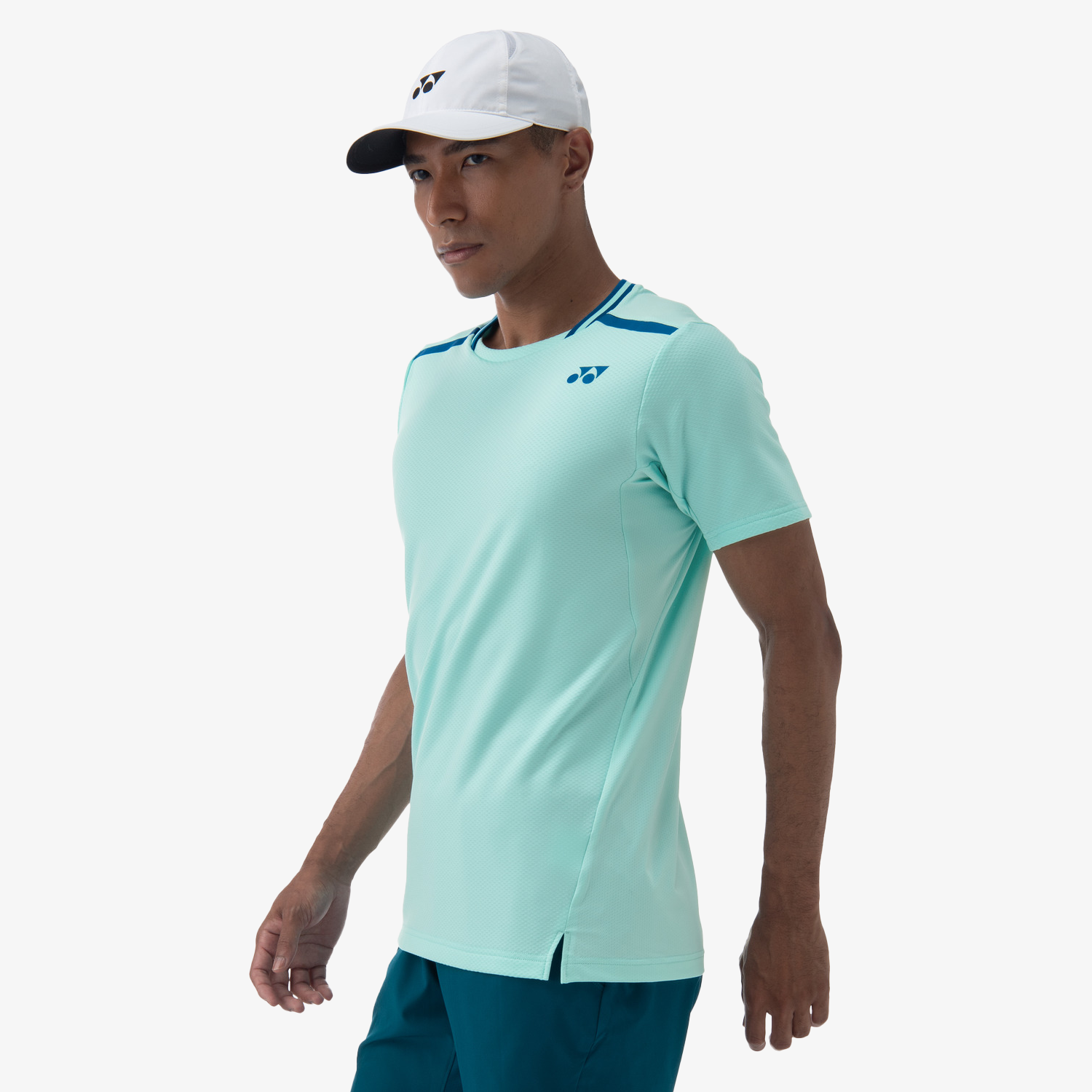 Yonex Unisex Crew Neck Shirts 10559 (Cyan) 