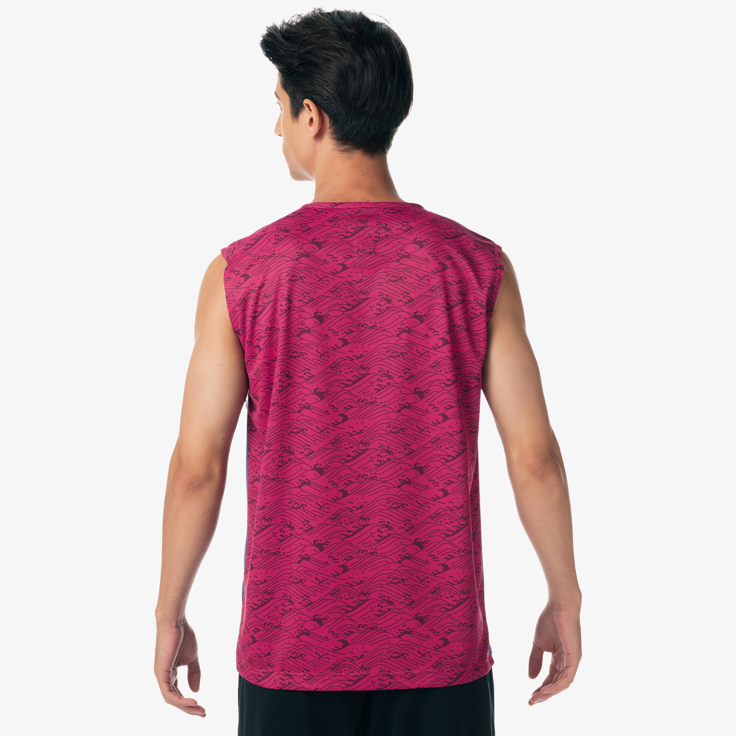 Yonex Men's Very Cool Dry Sleeveless Tournament Shirts 10614 (Grape) 