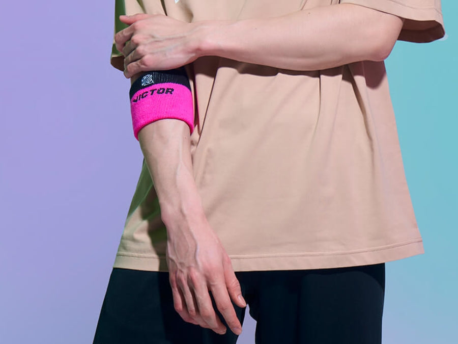 Victor x LZJ SP LZJ Q Wristband (Pink)