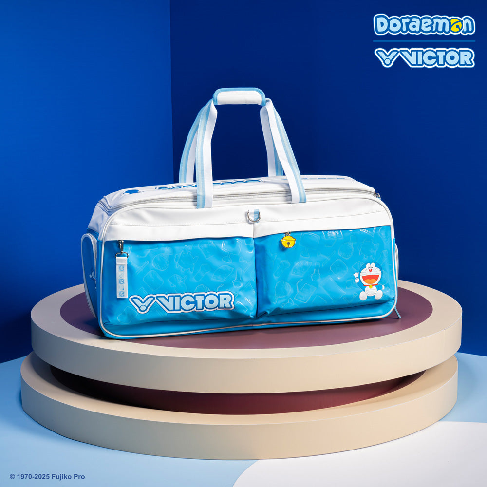 Victor x Doraemon Rectangular Racket Bag BR5635DRM-AF (White/Hawaiian Blue)