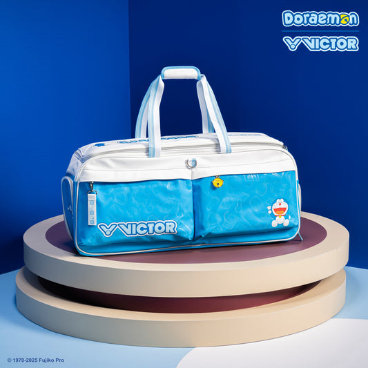 Victor x Doraemon Rectangular Racket Bag BR5635DRM-AF (White/Hawaiian Blue)