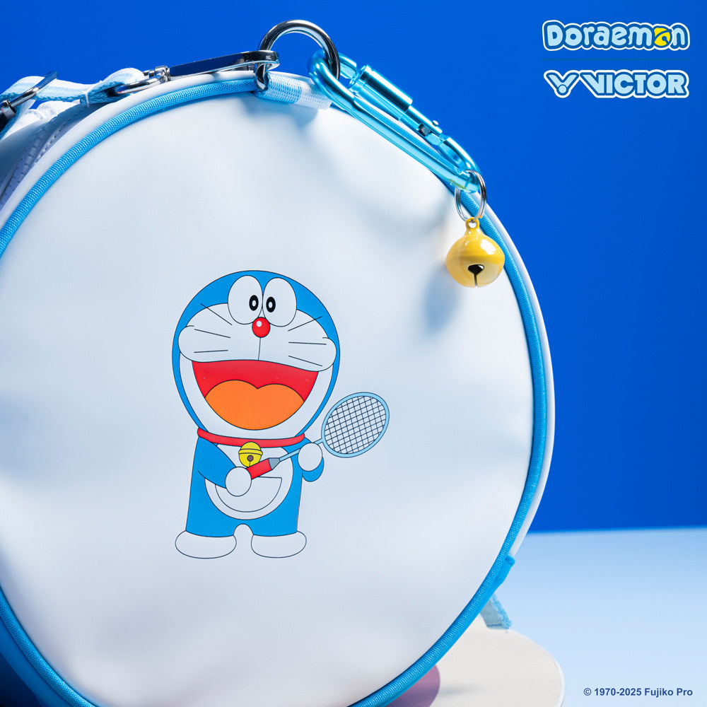 Victor x Doraemon Travel Bag BG5535DRM-AF (White/Hawaiian Blue)