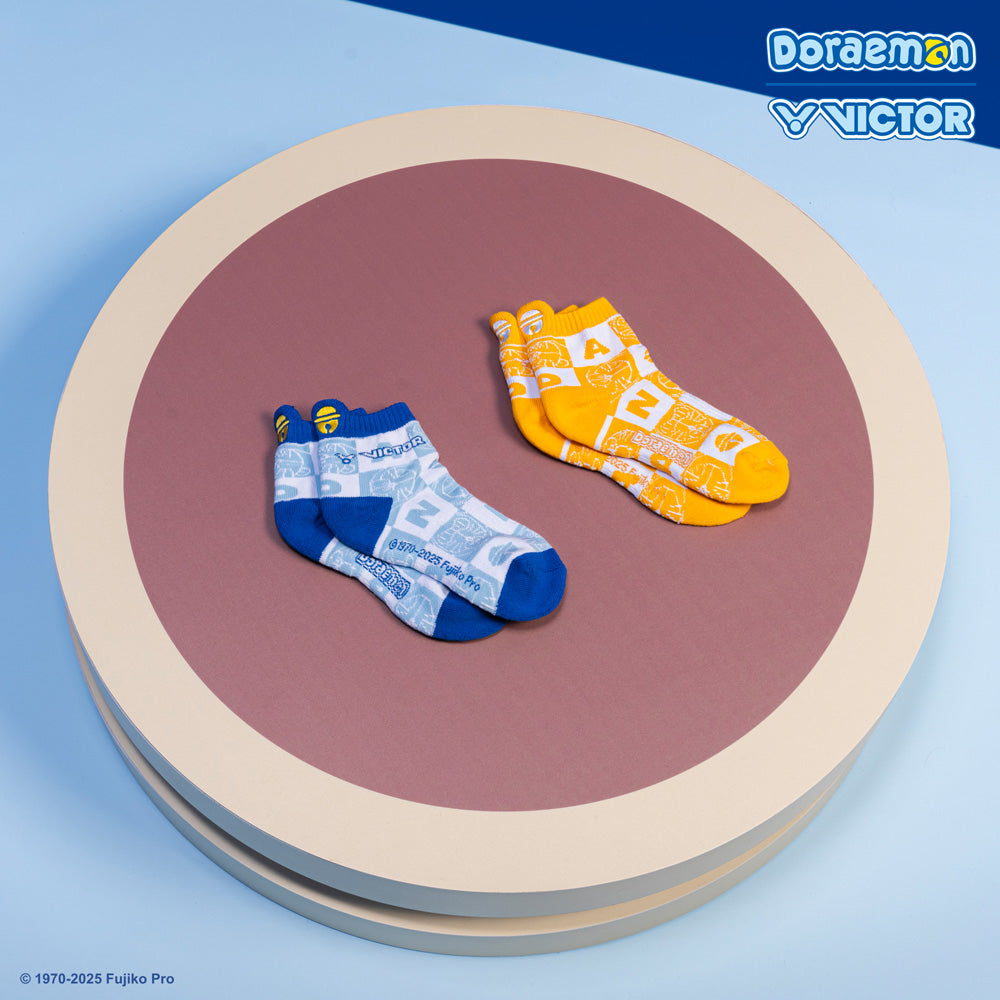 Victor x Doraemon Junior Sport Socks SK518DRM-F (French Blue)