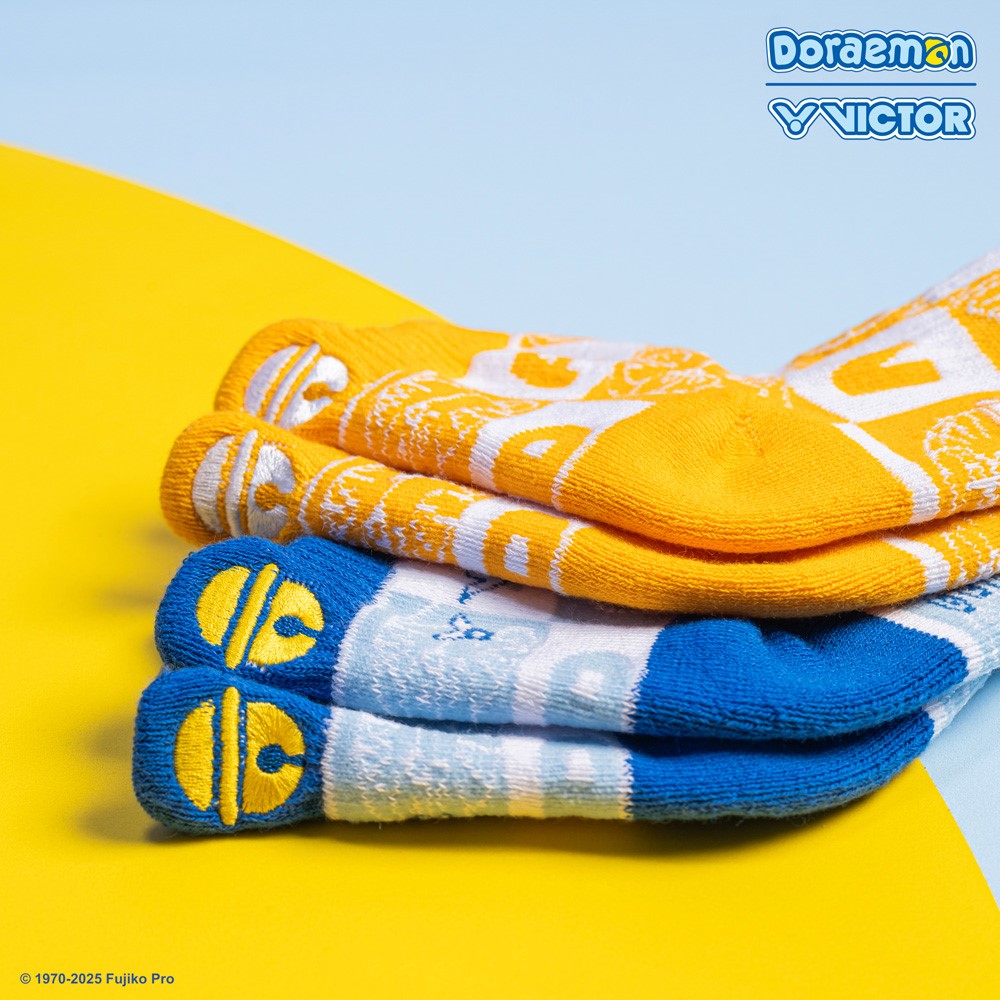 Victor x Doraemon Junior Sport Socks SK518DRM-F (French Blue)