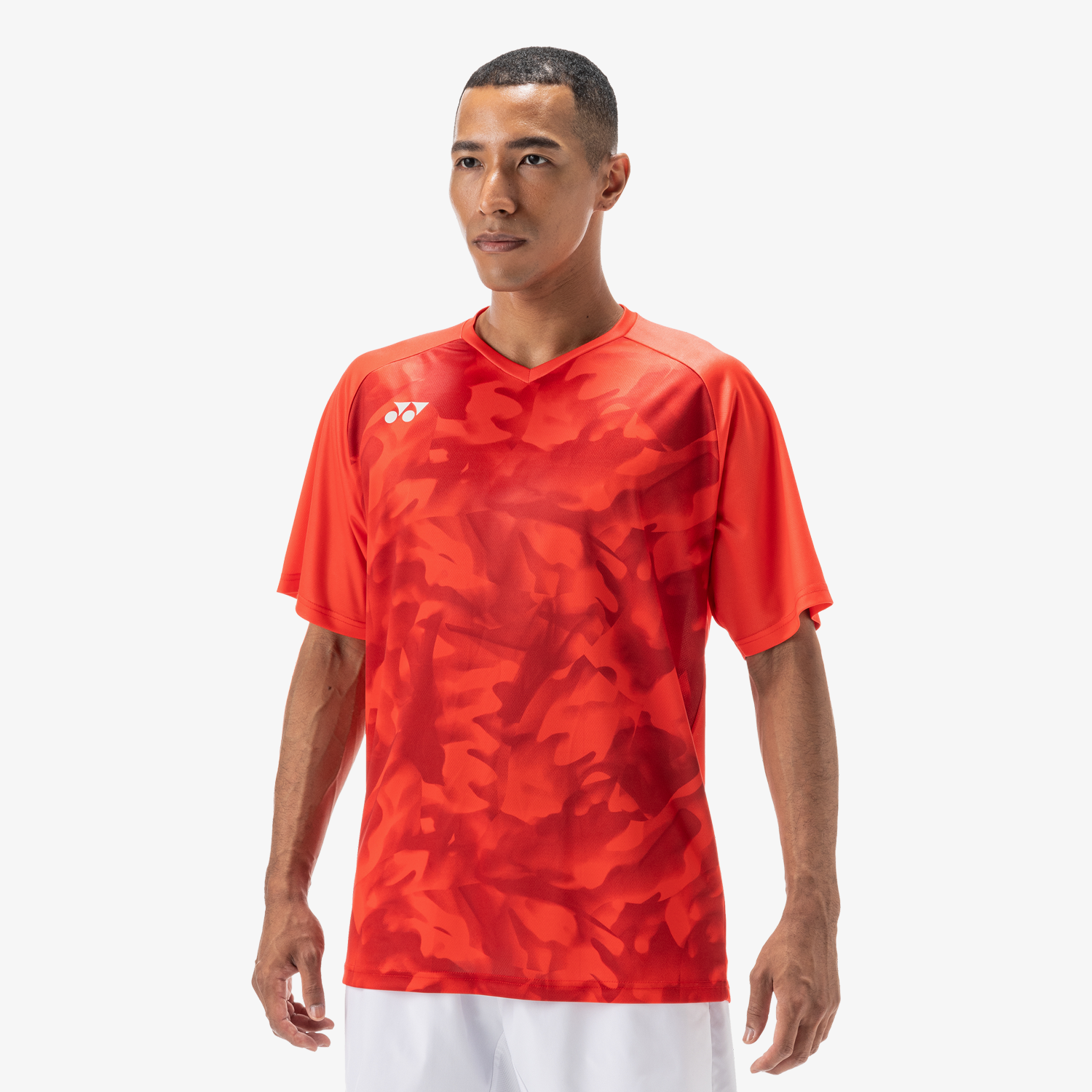 Yonex Men's Crew Neck Shirts YM0033 (Pearl Red)