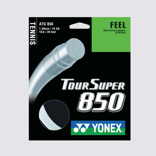 Yonex Tour Super 850 / 16 Tennis String - White 