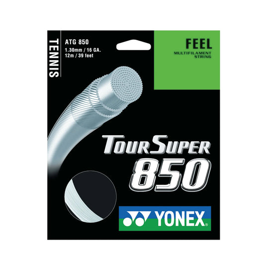 Yonex Tour Super 850 / 16 Tennis String - White 